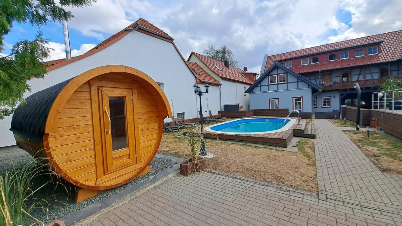 B&B Talstation Ferienwohnung Fuer 2 Personen Horselberg-Hainich Buitenkant foto
