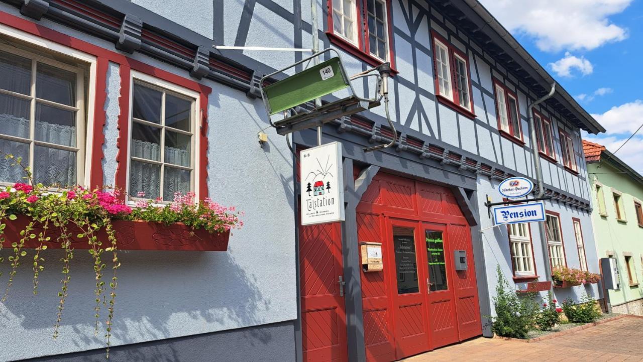 B&B Talstation Ferienwohnung Fuer 2 Personen Horselberg-Hainich Buitenkant foto