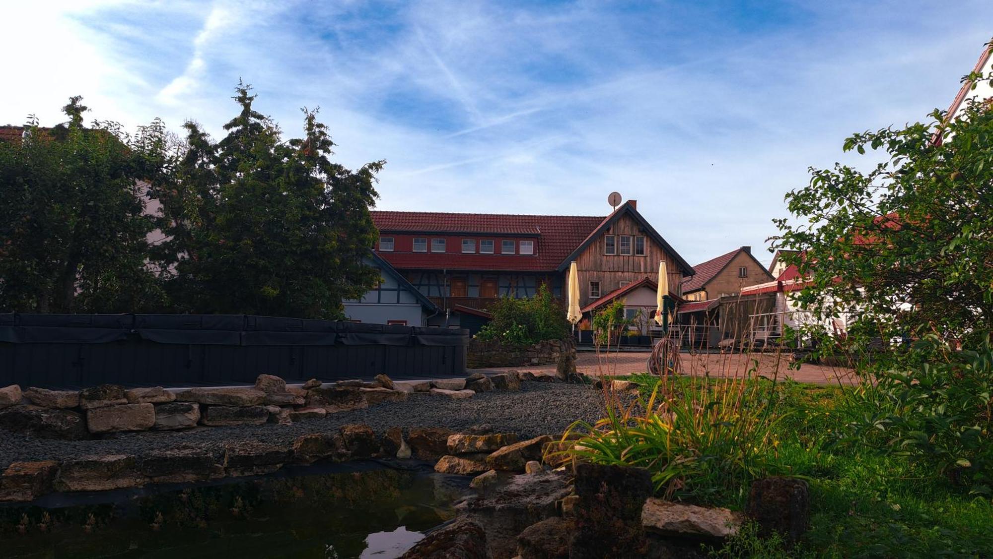 B&B Talstation Ferienwohnung Fuer 2 Personen Horselberg-Hainich Buitenkant foto
